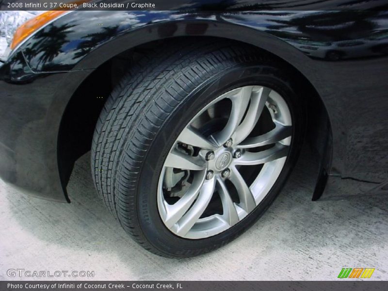 Black Obsidian / Graphite 2008 Infiniti G 37 Coupe