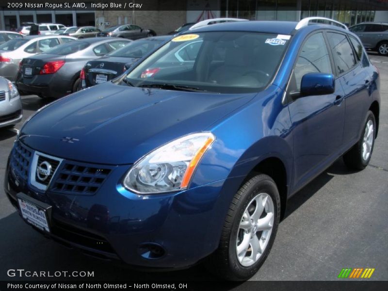 Indigo Blue / Gray 2009 Nissan Rogue SL AWD