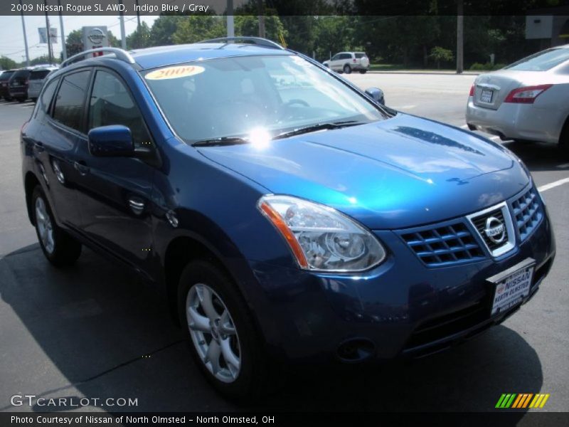 Indigo Blue / Gray 2009 Nissan Rogue SL AWD