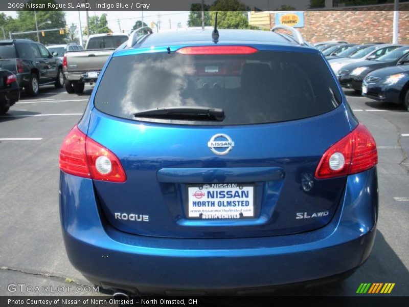 Indigo Blue / Gray 2009 Nissan Rogue SL AWD