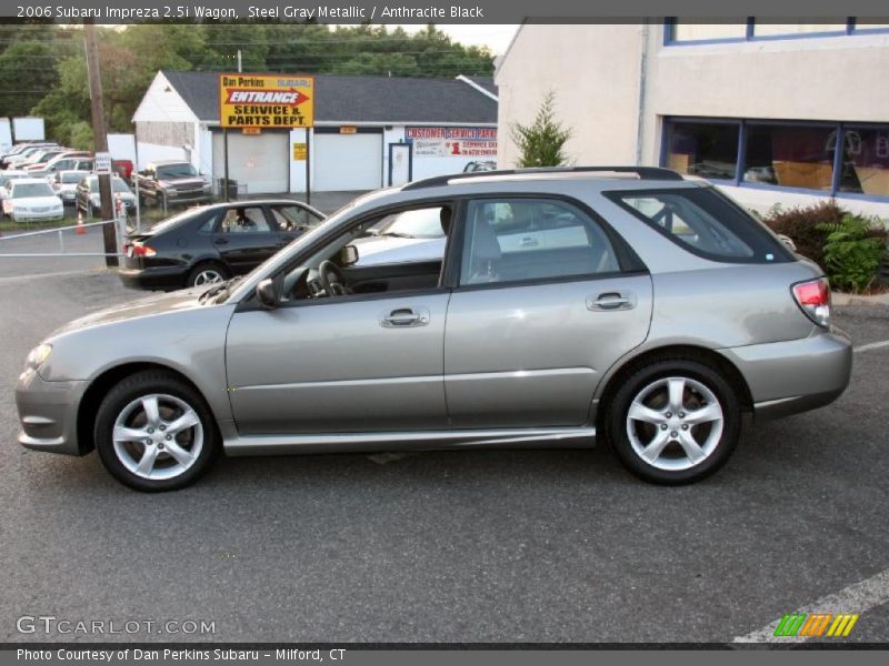 Steel Gray Metallic / Anthracite Black 2006 Subaru Impreza 2.5i Wagon