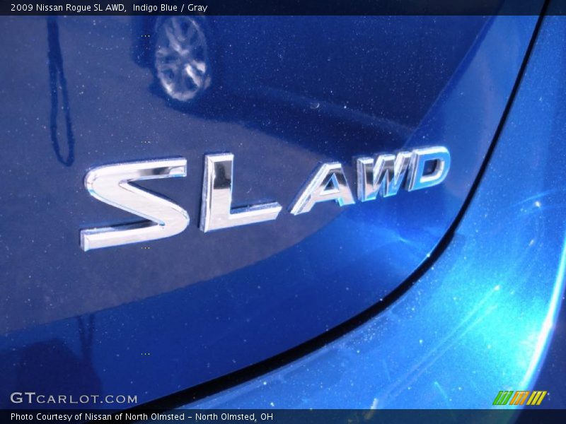 Indigo Blue / Gray 2009 Nissan Rogue SL AWD