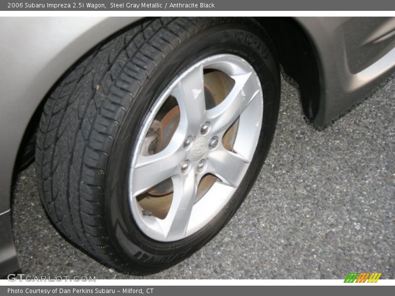 Steel Gray Metallic / Anthracite Black 2006 Subaru Impreza 2.5i Wagon