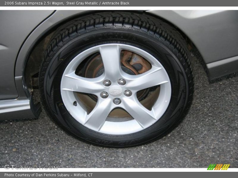 Steel Gray Metallic / Anthracite Black 2006 Subaru Impreza 2.5i Wagon