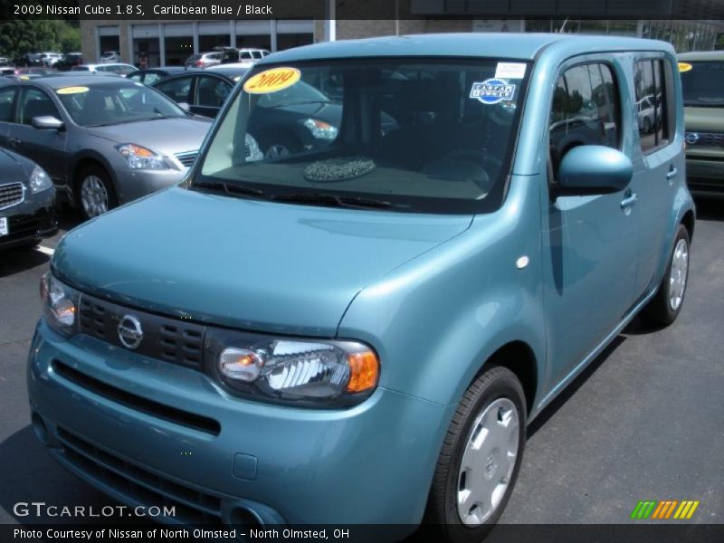 Caribbean Blue / Black 2009 Nissan Cube 1.8 S