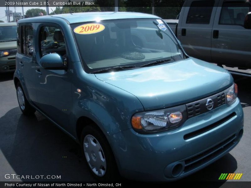 Caribbean Blue / Black 2009 Nissan Cube 1.8 S