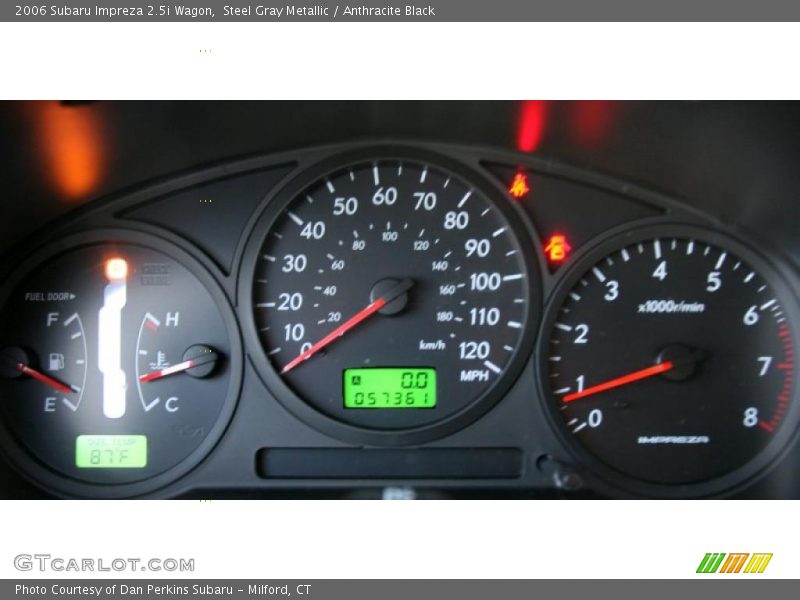 Steel Gray Metallic / Anthracite Black 2006 Subaru Impreza 2.5i Wagon