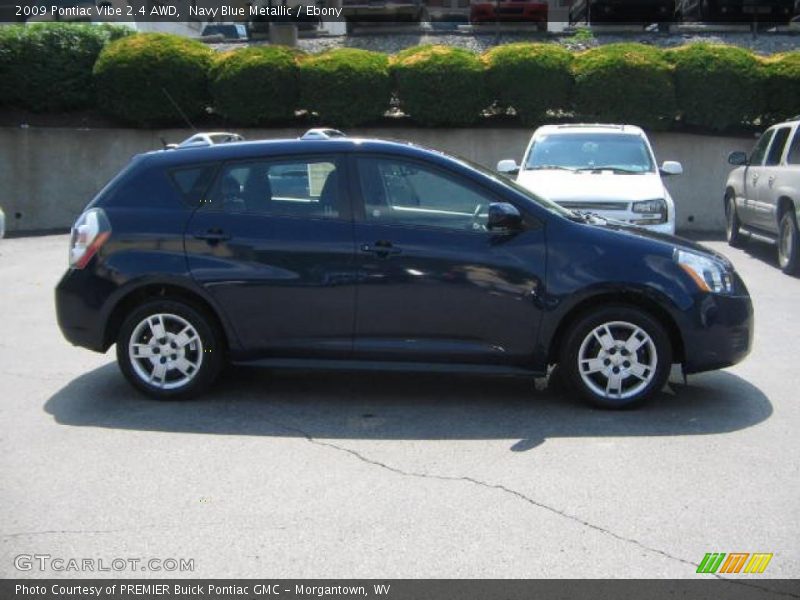 Navy Blue Metallic / Ebony 2009 Pontiac Vibe 2.4 AWD