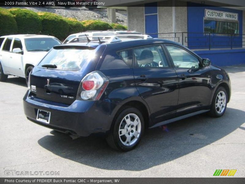 Navy Blue Metallic / Ebony 2009 Pontiac Vibe 2.4 AWD