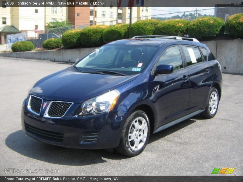Navy Blue Metallic / Ebony 2009 Pontiac Vibe 2.4 AWD