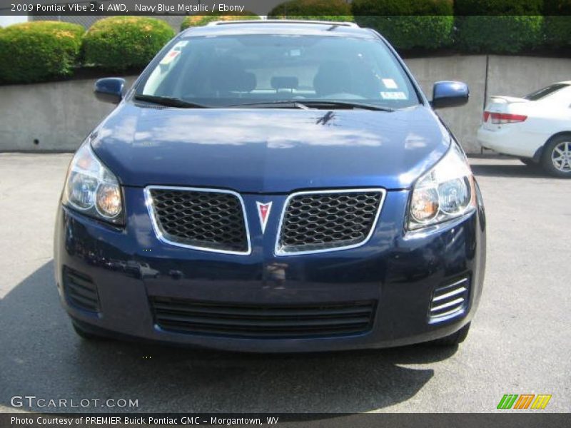 Navy Blue Metallic / Ebony 2009 Pontiac Vibe 2.4 AWD