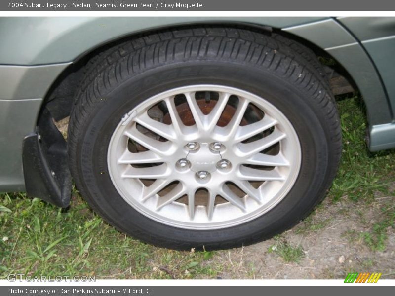 Seamist Green Pearl / Gray Moquette 2004 Subaru Legacy L Sedan