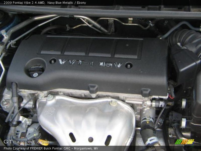 Navy Blue Metallic / Ebony 2009 Pontiac Vibe 2.4 AWD