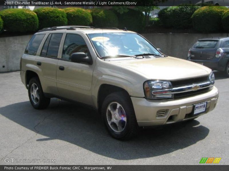 Sandstone Metallic / Light Cashmere/Ebony 2007 Chevrolet TrailBlazer LS 4x4