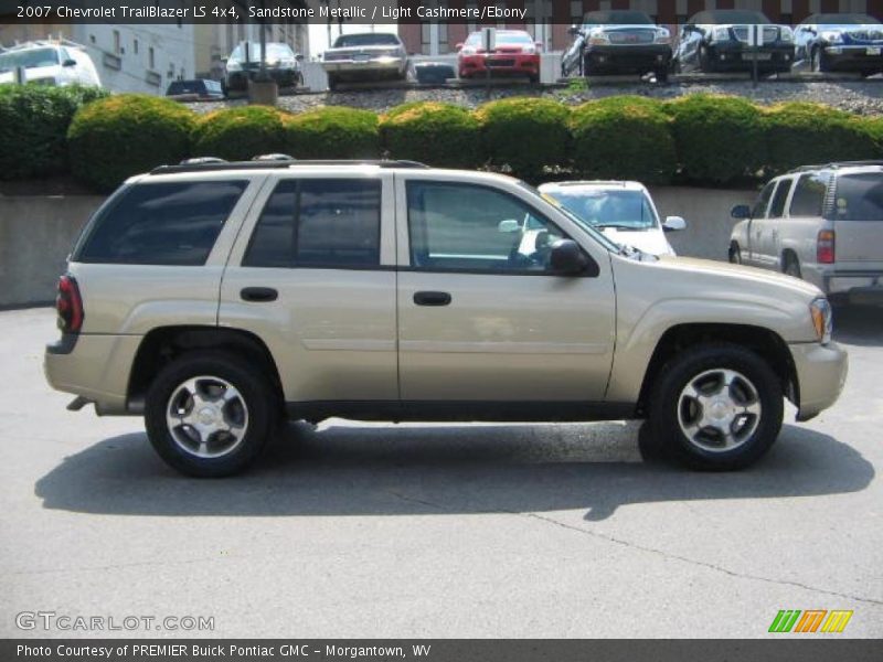 Sandstone Metallic / Light Cashmere/Ebony 2007 Chevrolet TrailBlazer LS 4x4
