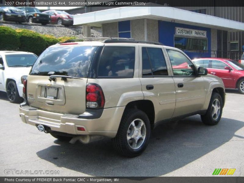 Sandstone Metallic / Light Cashmere/Ebony 2007 Chevrolet TrailBlazer LS 4x4