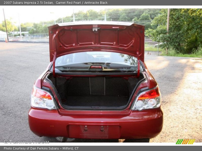 Garnet Red Pearl / Anthracite Black 2007 Subaru Impreza 2.5i Sedan