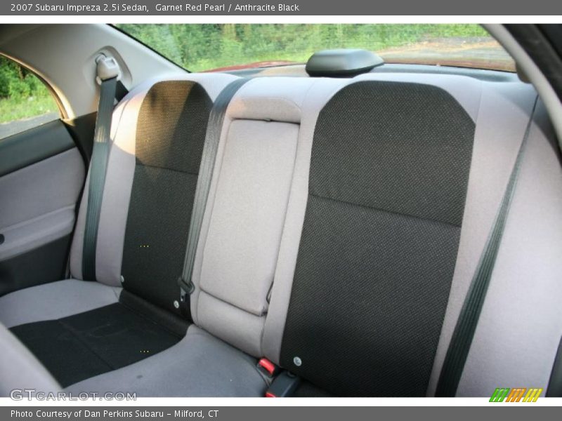 Garnet Red Pearl / Anthracite Black 2007 Subaru Impreza 2.5i Sedan
