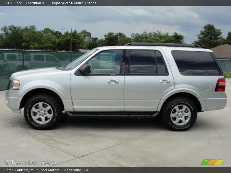 Ingot Silver Metallic / Stone 2010 Ford Expedition XLT