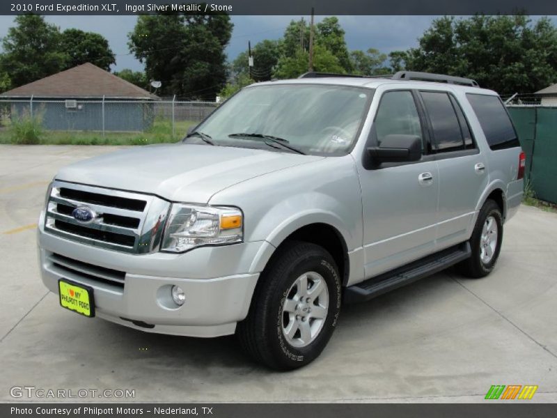 Ingot Silver Metallic / Stone 2010 Ford Expedition XLT