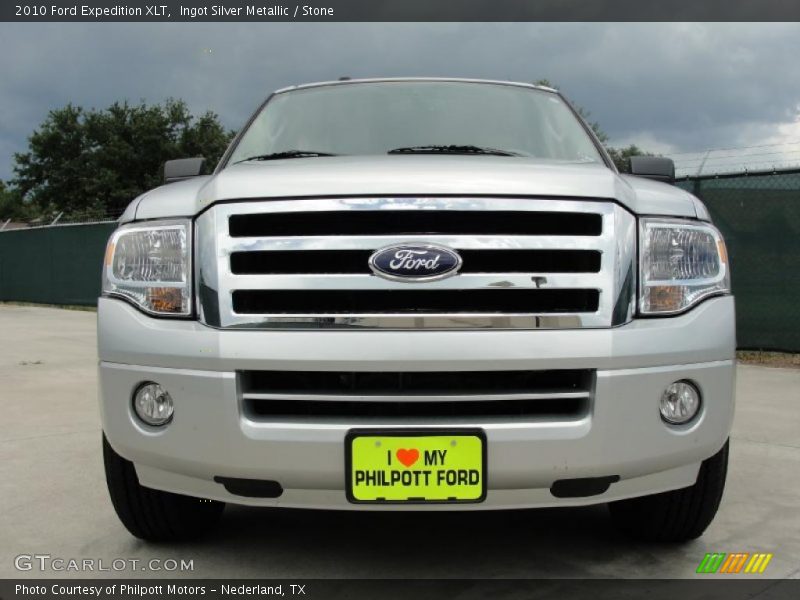 Ingot Silver Metallic / Stone 2010 Ford Expedition XLT