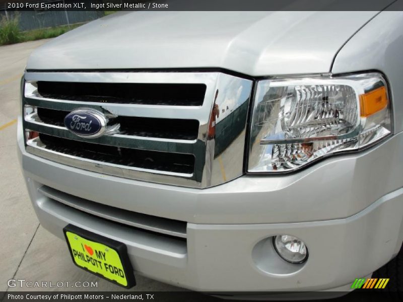 Ingot Silver Metallic / Stone 2010 Ford Expedition XLT