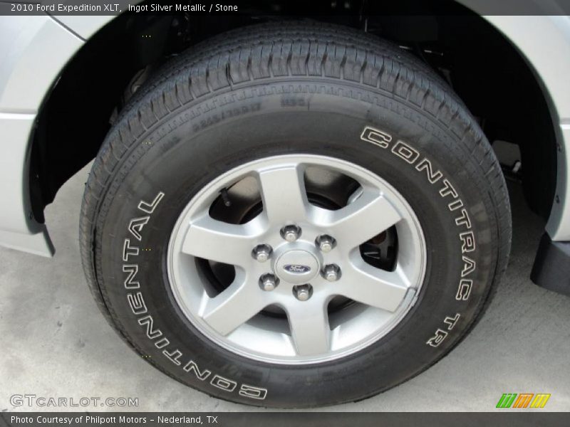 Ingot Silver Metallic / Stone 2010 Ford Expedition XLT