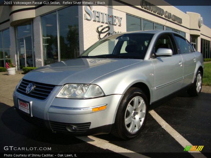 Reflex Silver Metallic / Black 2003 Volkswagen Passat GLX Sedan