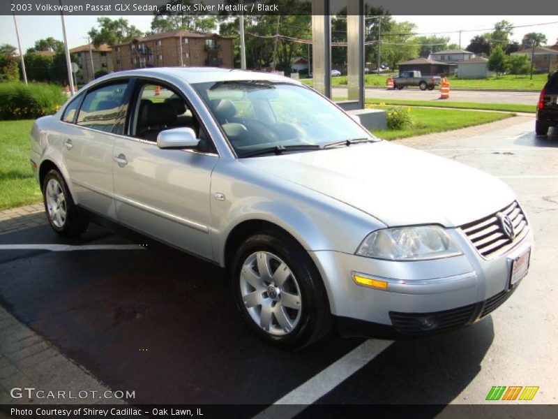 Reflex Silver Metallic / Black 2003 Volkswagen Passat GLX Sedan