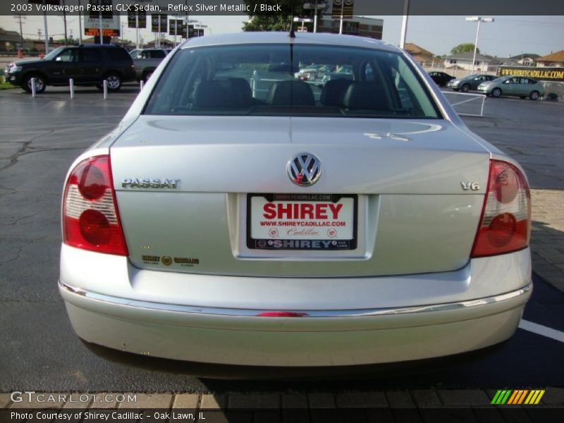 Reflex Silver Metallic / Black 2003 Volkswagen Passat GLX Sedan