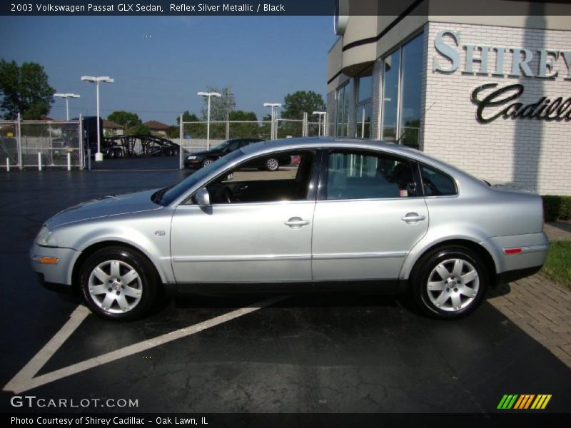 Reflex Silver Metallic / Black 2003 Volkswagen Passat GLX Sedan