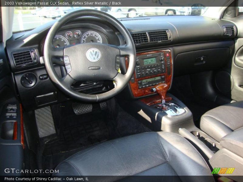 Reflex Silver Metallic / Black 2003 Volkswagen Passat GLX Sedan