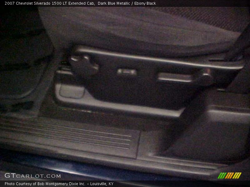 Dark Blue Metallic / Ebony Black 2007 Chevrolet Silverado 1500 LT Extended Cab