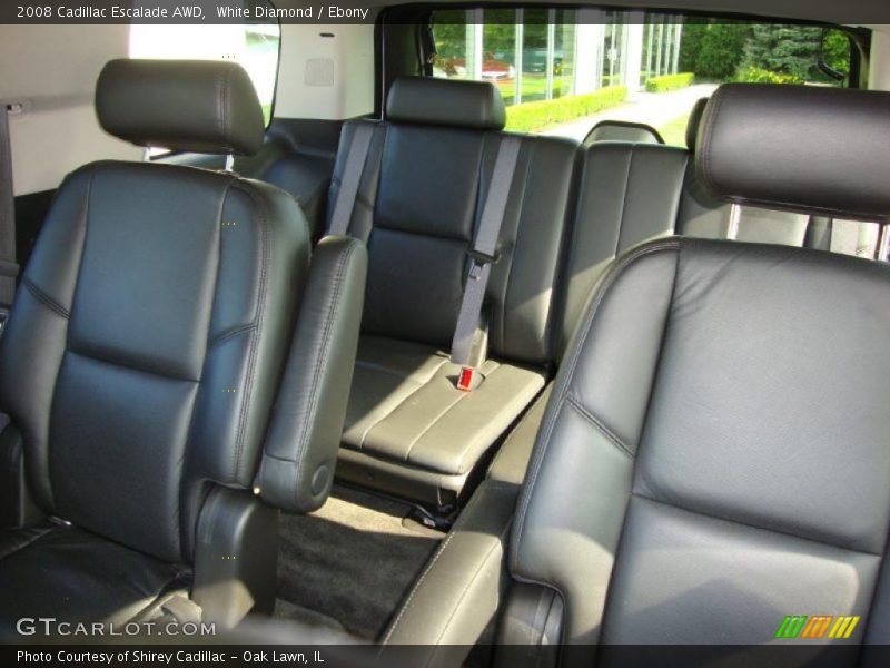 White Diamond / Ebony 2008 Cadillac Escalade AWD