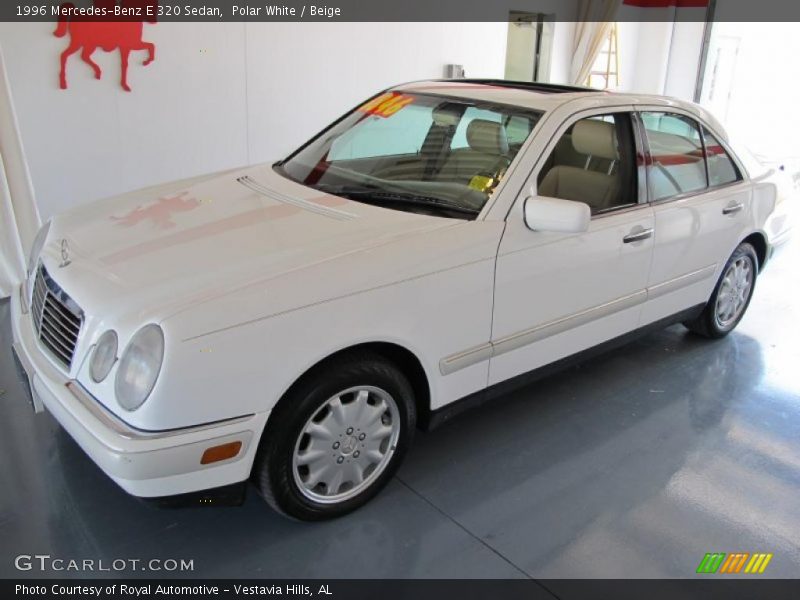 Polar White / Beige 1996 Mercedes-Benz E 320 Sedan