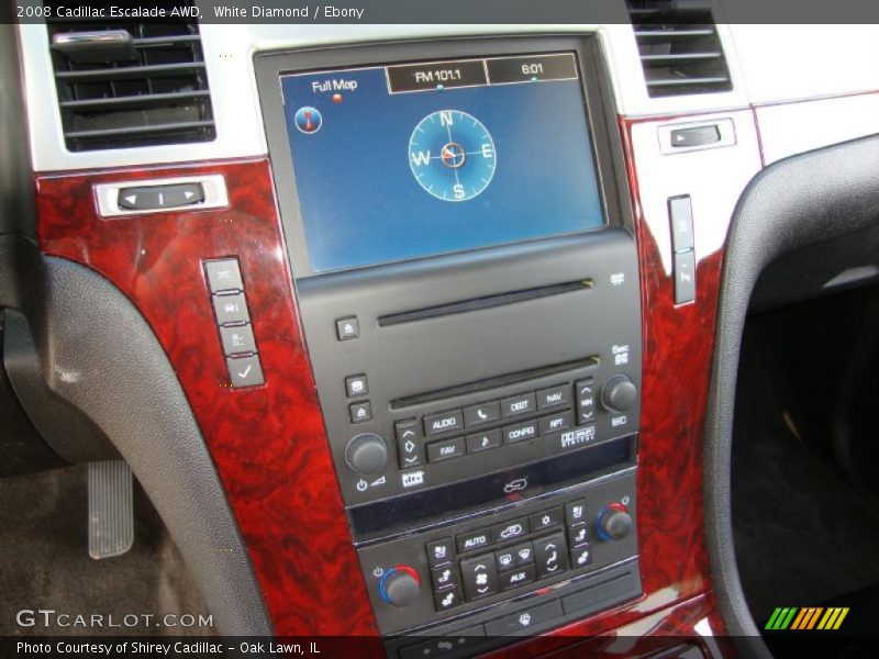 White Diamond / Ebony 2008 Cadillac Escalade AWD