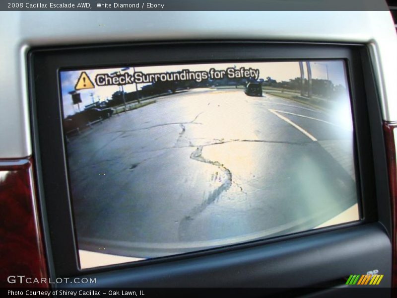 White Diamond / Ebony 2008 Cadillac Escalade AWD