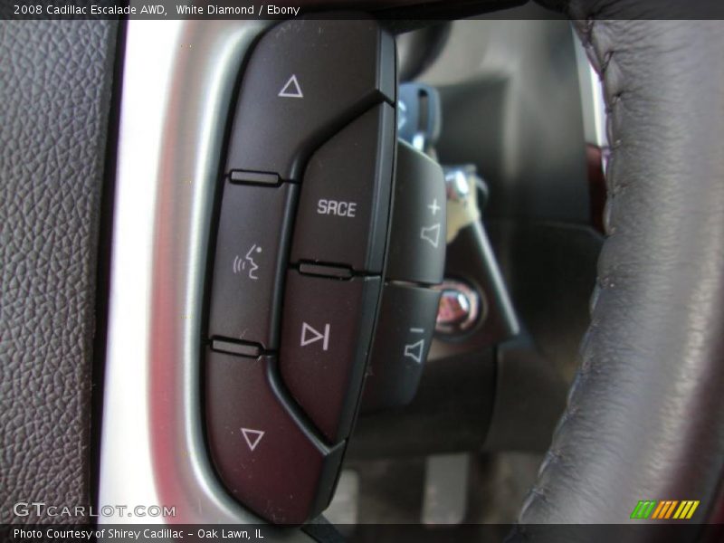 White Diamond / Ebony 2008 Cadillac Escalade AWD