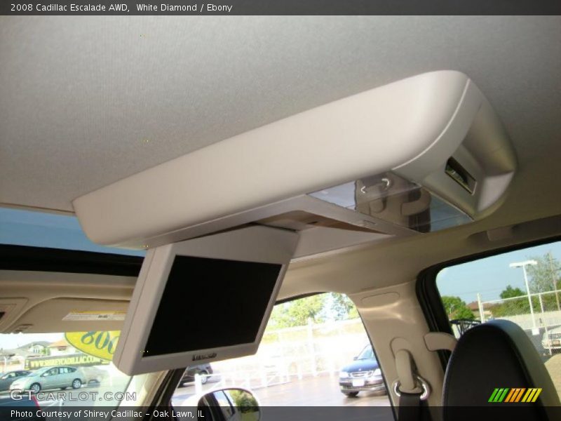 White Diamond / Ebony 2008 Cadillac Escalade AWD