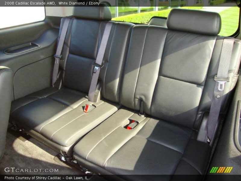 White Diamond / Ebony 2008 Cadillac Escalade AWD