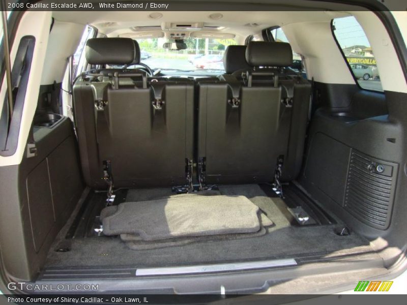 White Diamond / Ebony 2008 Cadillac Escalade AWD