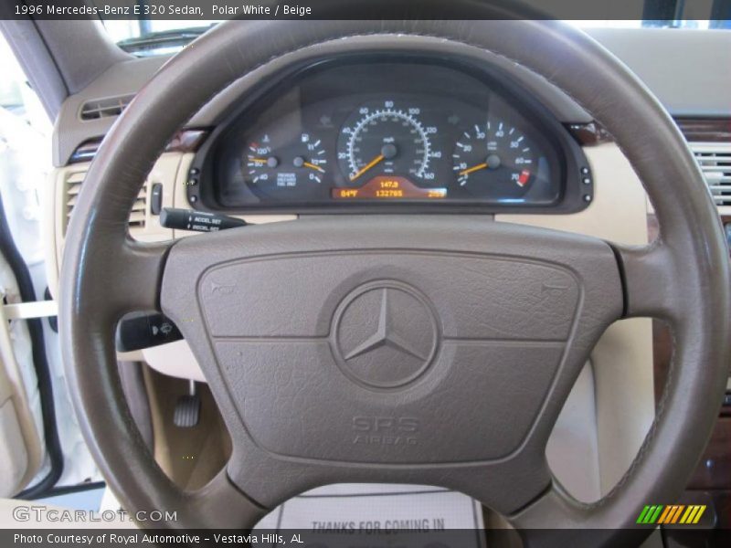 Polar White / Beige 1996 Mercedes-Benz E 320 Sedan