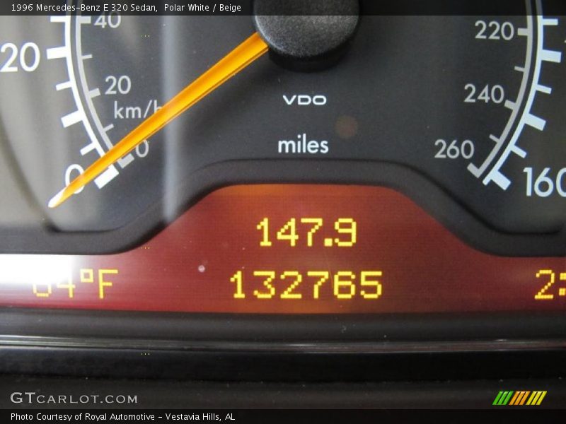 Polar White / Beige 1996 Mercedes-Benz E 320 Sedan