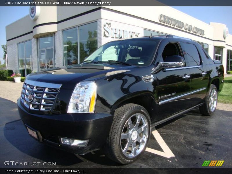 Black Raven / Ebony/Ebony 2007 Cadillac Escalade EXT AWD