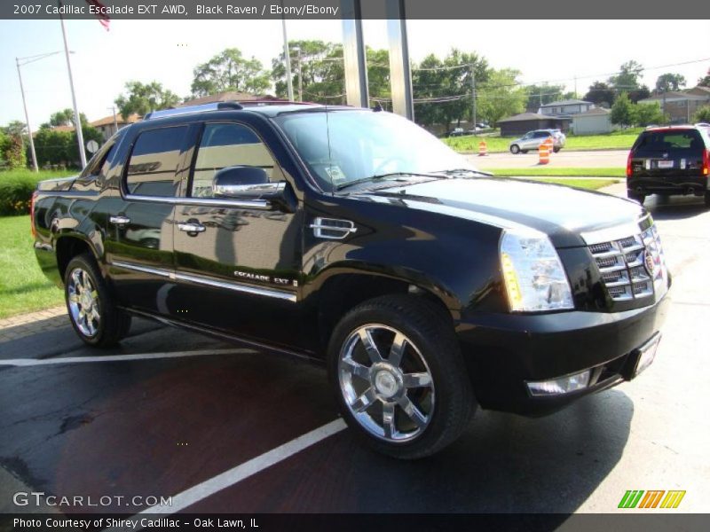Black Raven / Ebony/Ebony 2007 Cadillac Escalade EXT AWD