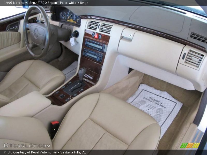 Polar White / Beige 1996 Mercedes-Benz E 320 Sedan