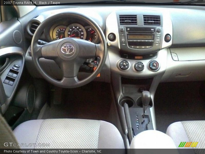 Black / Taupe 2007 Toyota RAV4 I4