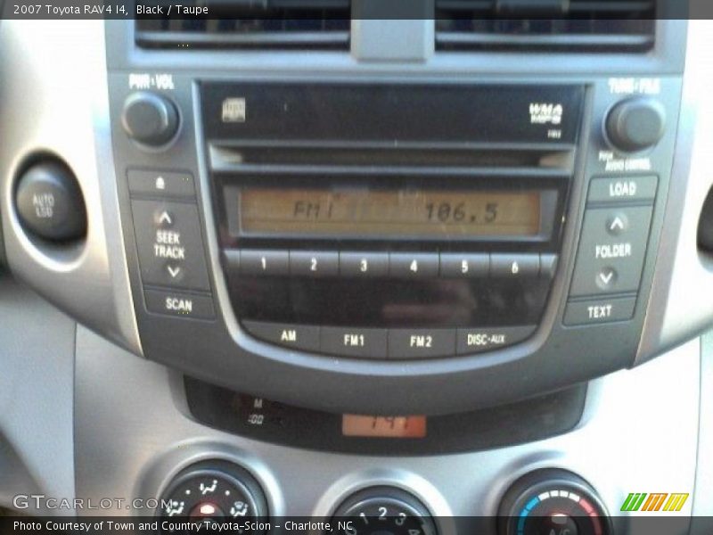 Black / Taupe 2007 Toyota RAV4 I4