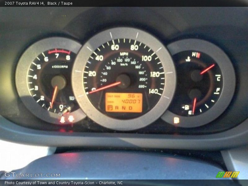 Black / Taupe 2007 Toyota RAV4 I4