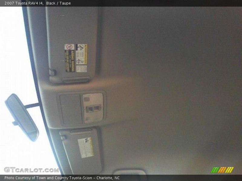 Black / Taupe 2007 Toyota RAV4 I4